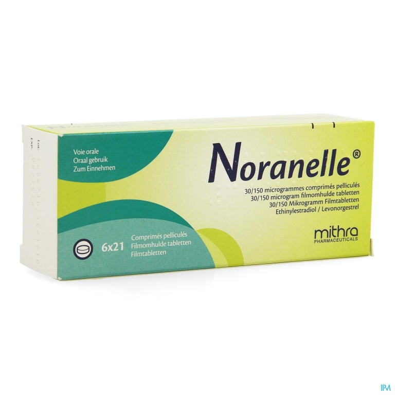 Noranelle 30/150mcg Filmomh Tabl 6 X 21