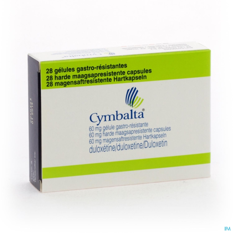 Cymbalta 60mg Maagsapresist. Caps 28 X 60mg