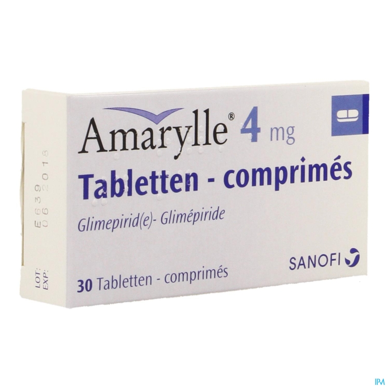 Amarylle Tabl 30 X 4mg