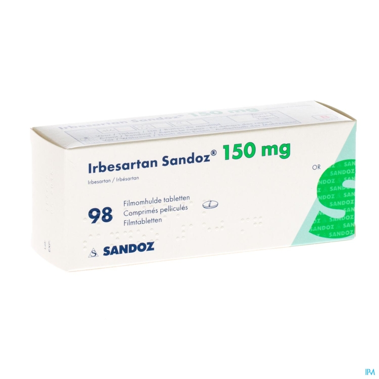 Irbesartan Sandoz 150mg Filmomh Tabl 98 X 150mg