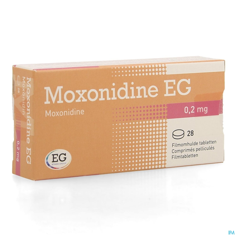 Moxonidine EG Tabl 28X0,2Mg