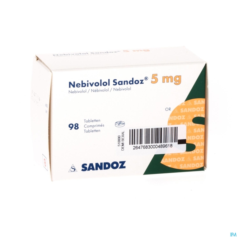 Nebivolol Sandoz Tabl 98 X 5mg