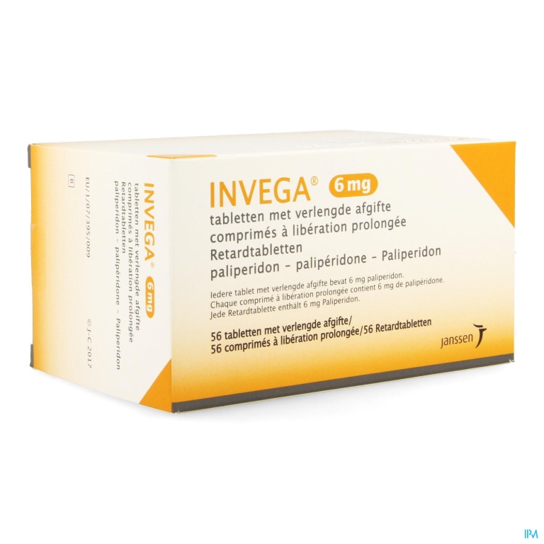 Invega Tabl Retard 56 X 6mg