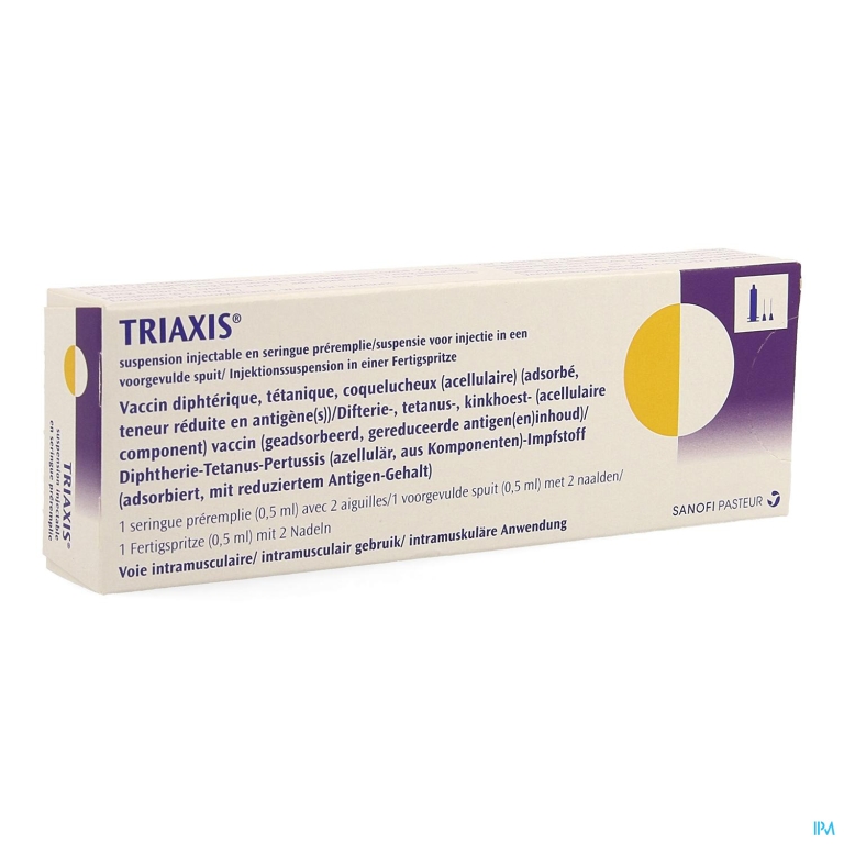 Triaxis Voorgev Spuit 2 Naald Aangeh 1dose=0,5ml