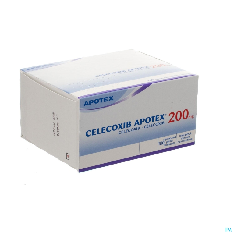 Celecoxib Apotex 200mg Caps Hard Dur 100