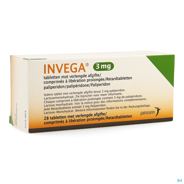 Invega Tabl Retard 28 X 3mg