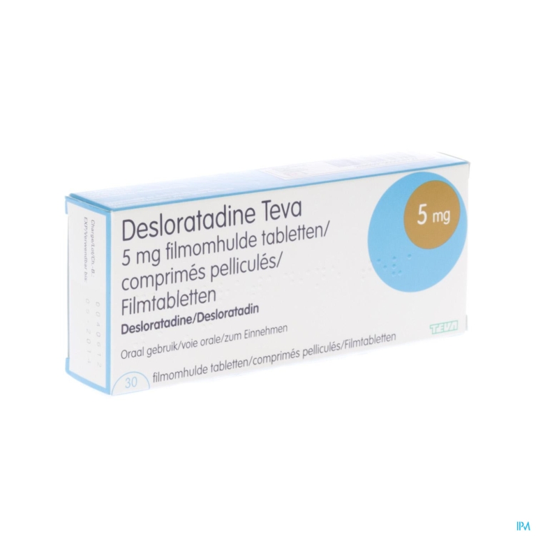 Desloratadine Teva 5mg Filmomh Tabl 30 X 5mg