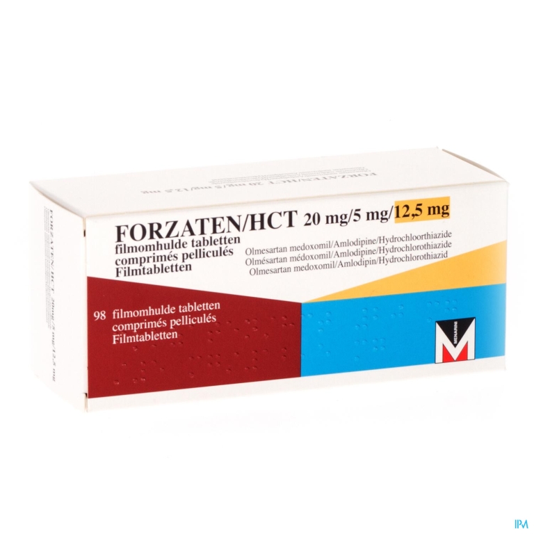 Forzaten/hct 20mg/ 5mg/12,5mg Filmomh Tabl 98