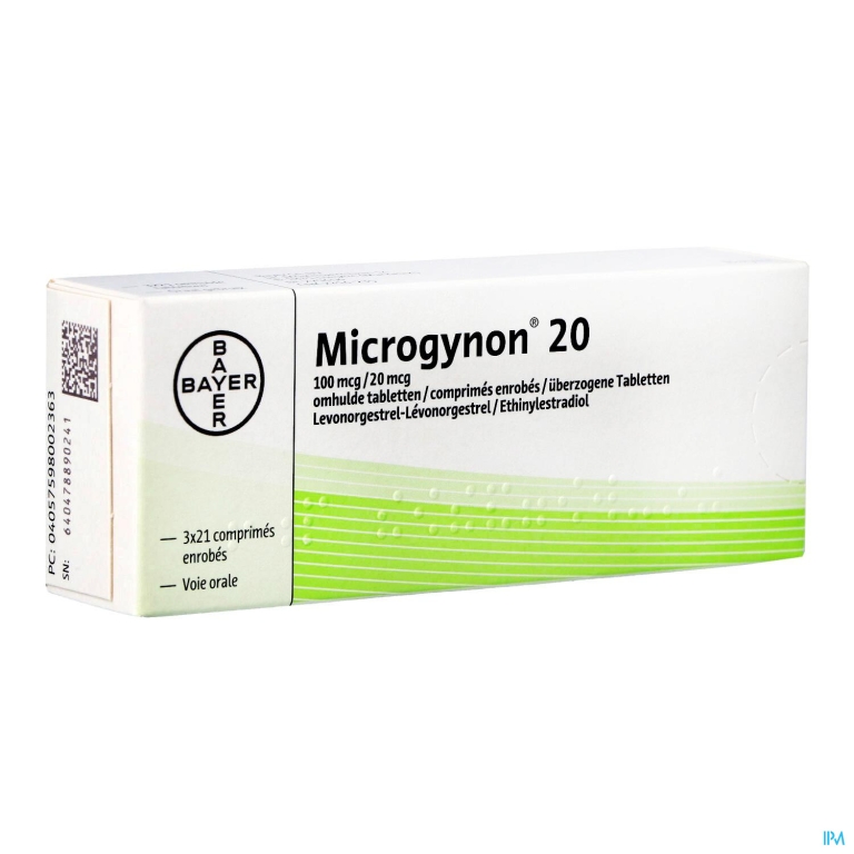 Microgynon 20 Drag 3 X 21