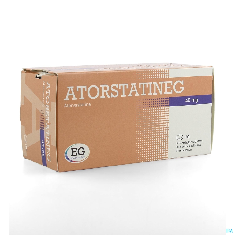 Atorstatineg 40Mg Filmomh Tabl 100