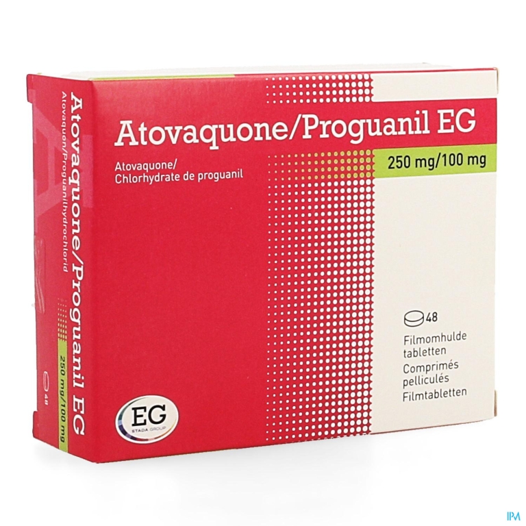 Atovaquone Proguanil EG 250Mg/100Mg Film.Tabl  48