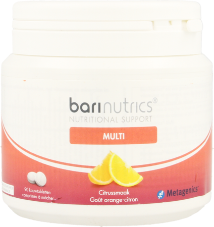Barinutrics Multi Citrus Kauwtabl 90 Nf