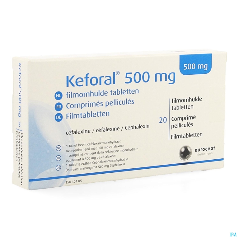 Keforal Filmomh Tabl 20x500mg