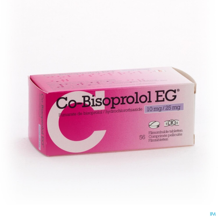 Co Bisoprolol EG 10Mg/25Mg Tabl 56