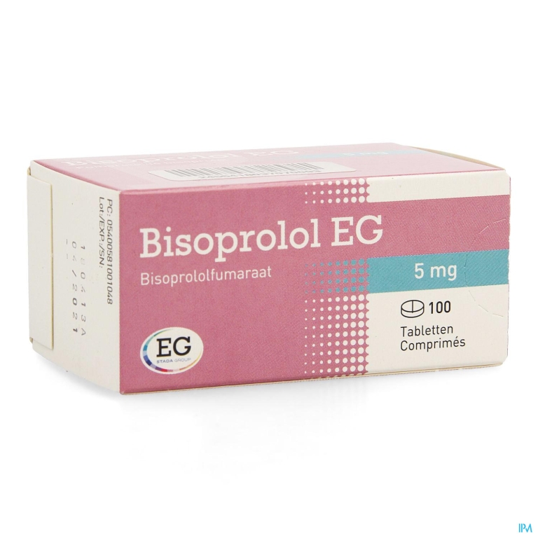 Bisoprolol EG Tabl 100X5Mg