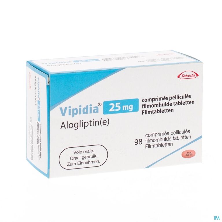 Vipidia 25mg Omhulde Tabl 98x25mg