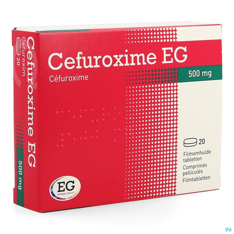 Cefuroxime EG 500Mg Filmomh Tabl 20 X 500Mg