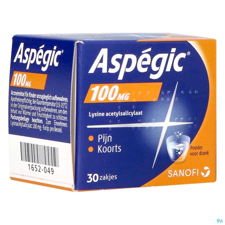 Aspegic 100 Pulv 30x 100mg