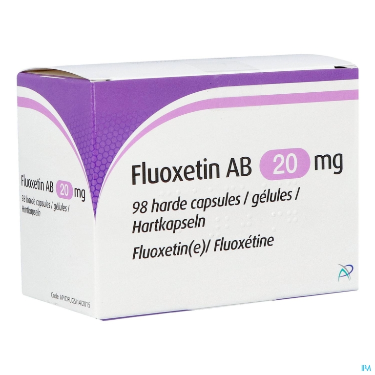 Fluoxetin Ab 20mg Harde Caps 98 X 20mg