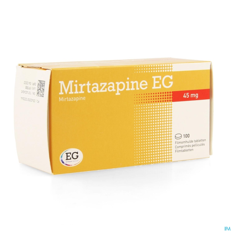 Mirtazapine EG 45Mg Tabl Pell 100X45Mg