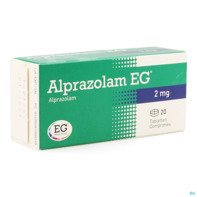 Alprazolam EG        Tabl 20X2,00Mg