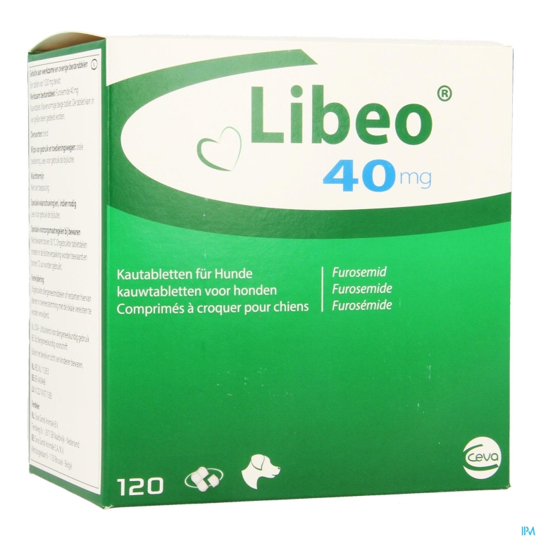 Libeo 40mg Kauwtabl 120