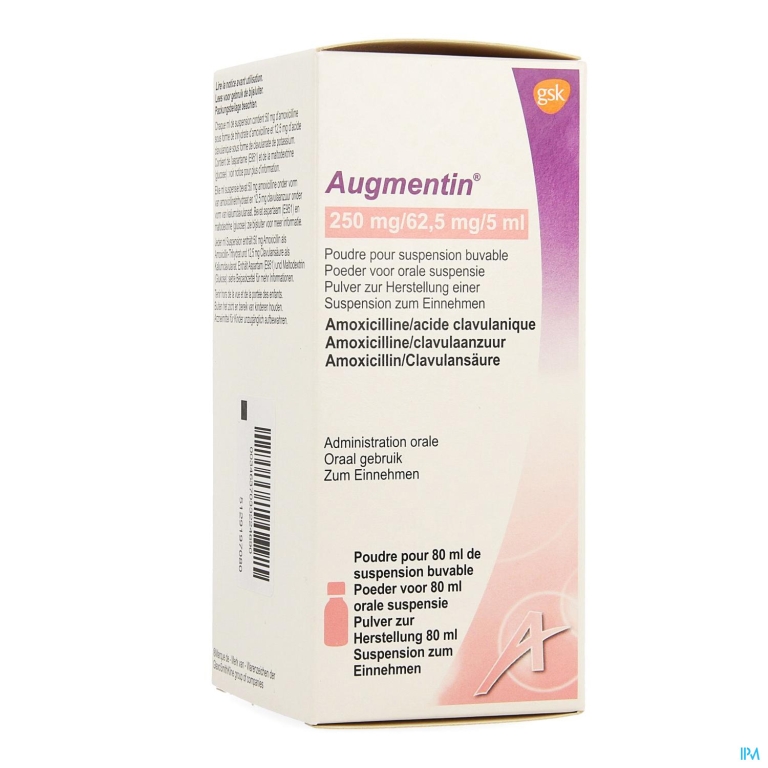 Augmentin Sir 1x80ml 250mg-62,50mg