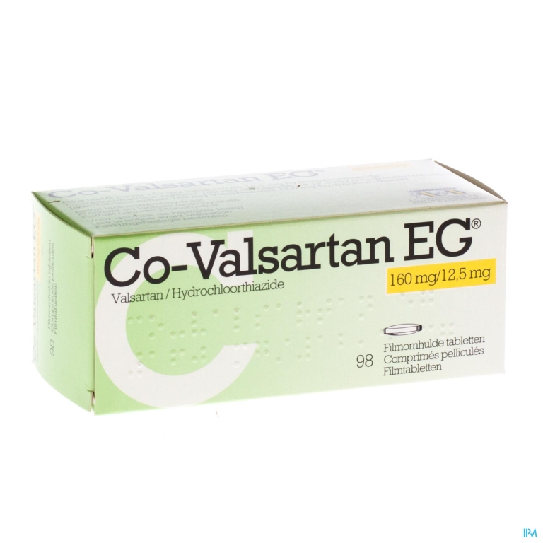 Co Valsartan EG 160Mg/12,5Mg Tabl 98