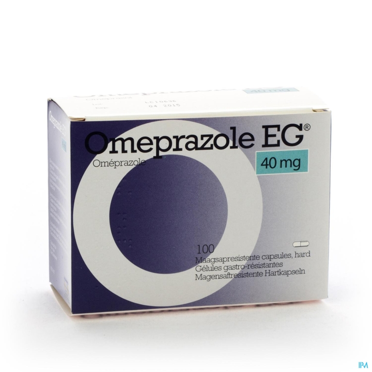 Omeprazole EG 40Mg Maagsapresist Caps Pot 100X40Mg