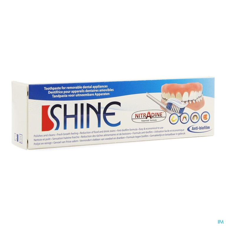 Nitradine Shine Tandpasta 45g