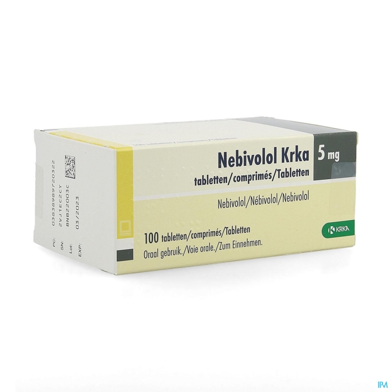 Nebivolol Krka 5mg Comp 100 X 5mg