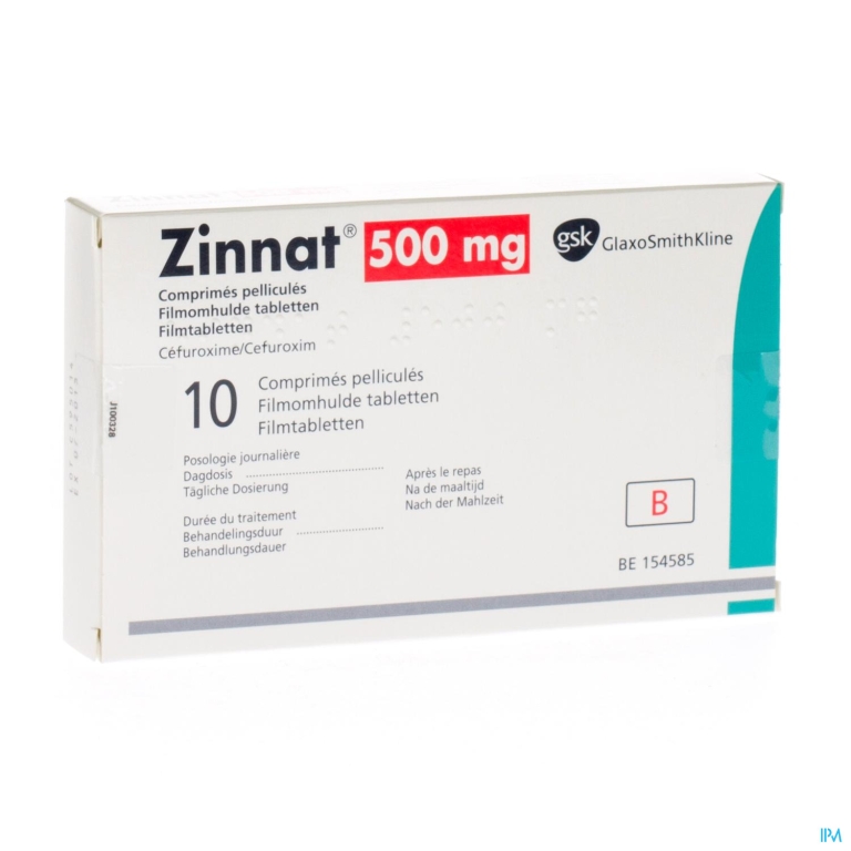 Zinnat 500 Comp 10x500mg