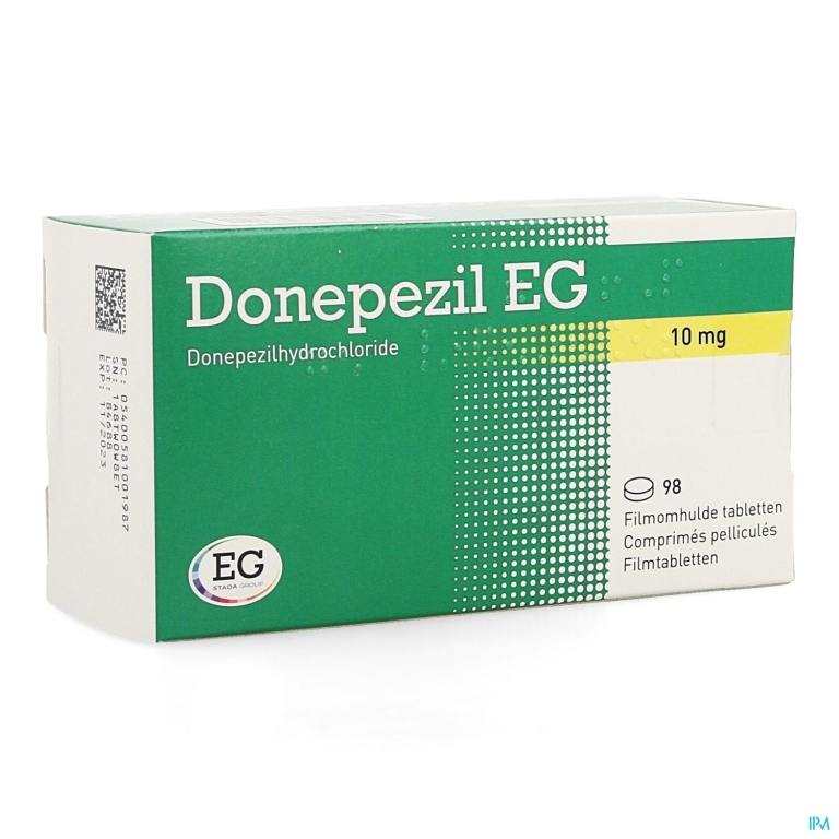 Donepezil EG 10,0Mg Filmomh Tabl 98X10,0Mg