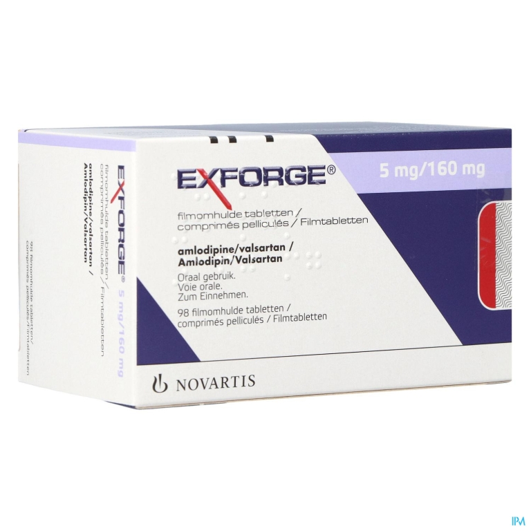 Exforge 5mg/160mg Comp 98