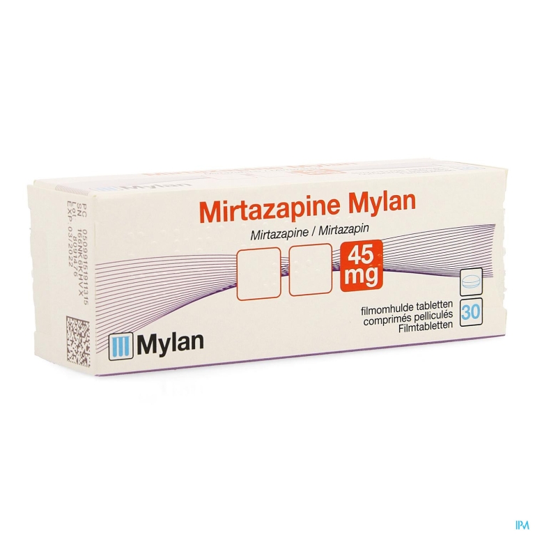 Mirtazapine Mylan 45mg Tabl 30