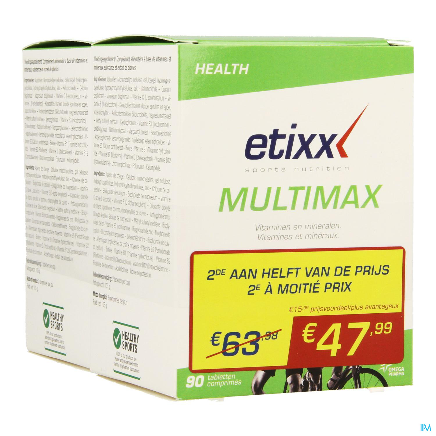 Etixx Multimax 90t + 90t 2e-50%