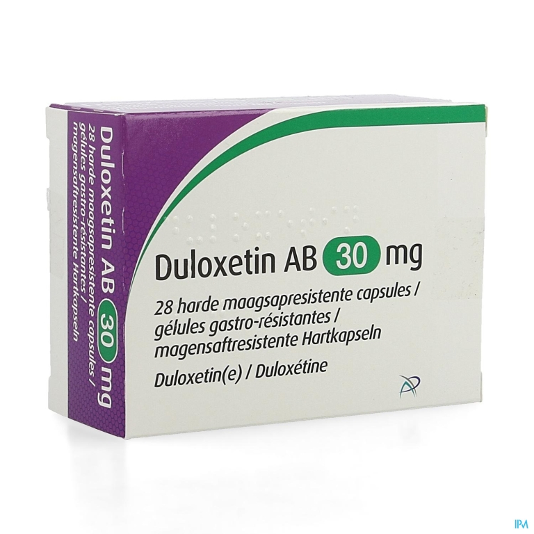 Duloxetin Ab 30mg Maagsapresist. Harde Caps 28