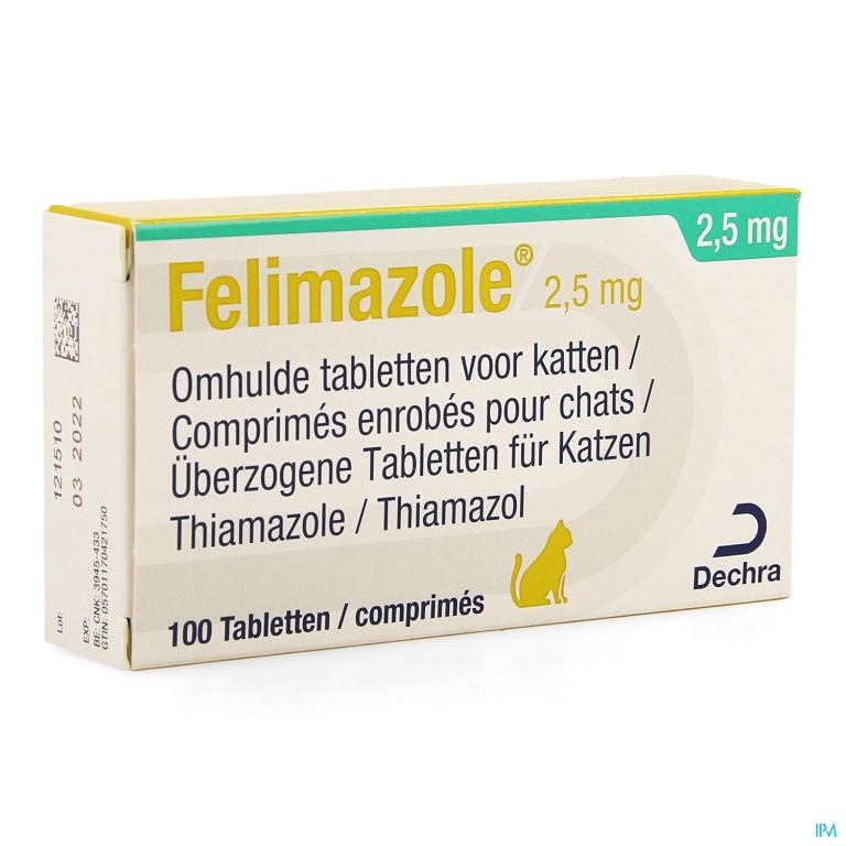 Felimazole 2,5mg Omh. Tabl Blister 100