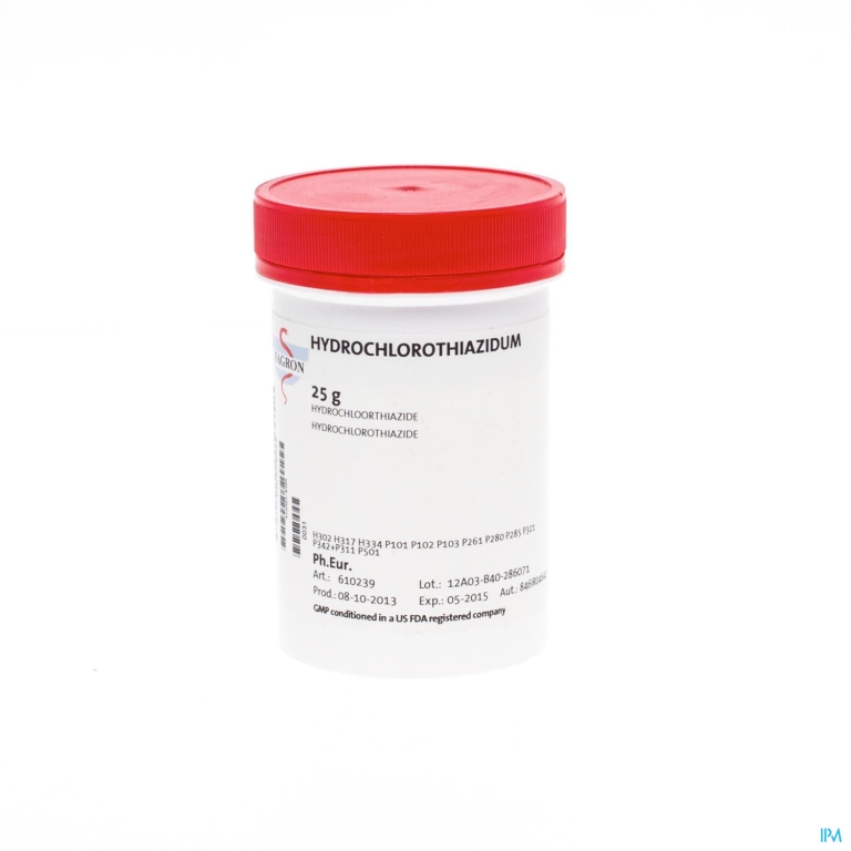 Hydrochloortiazide Vrac 25g Fag