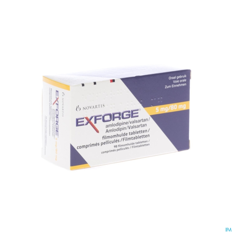 Exforge 5mg/ 80mg Comp 98