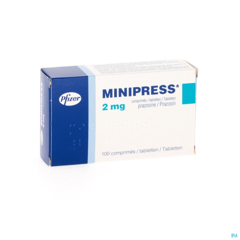 Minipress Comp 100 X 2mg