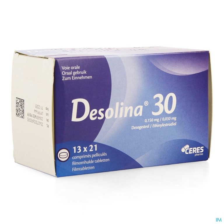 Desolina 30 0,150mg/0,030mg Filmomh Tabl 273