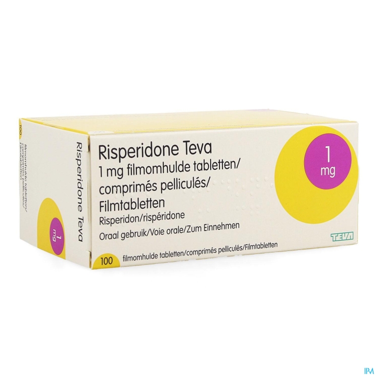 Risperidone Teva 1mg Comp 100