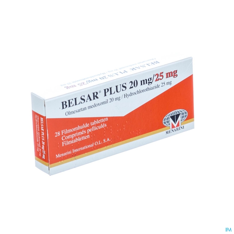 Belsar Plus 20mg/25mg Filmomh Tabl 28