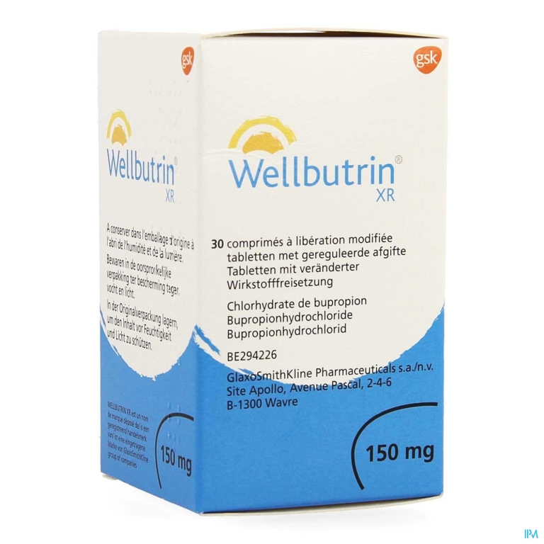 Wellbutrin Xr 150mg Tabs 30 X 150mg