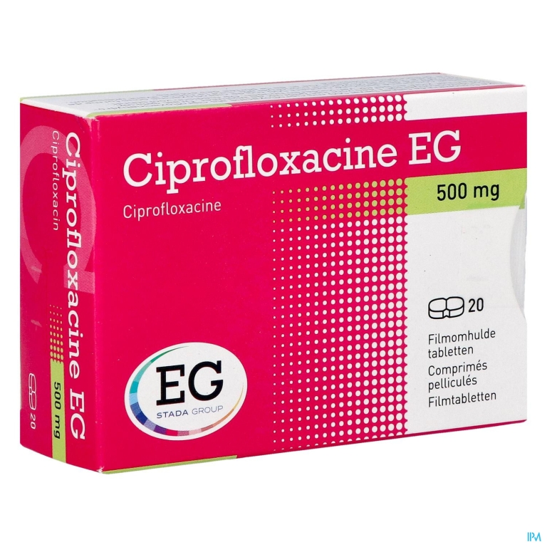 Ciprofloxacine EG 500Mg Tabl 20X500Mg