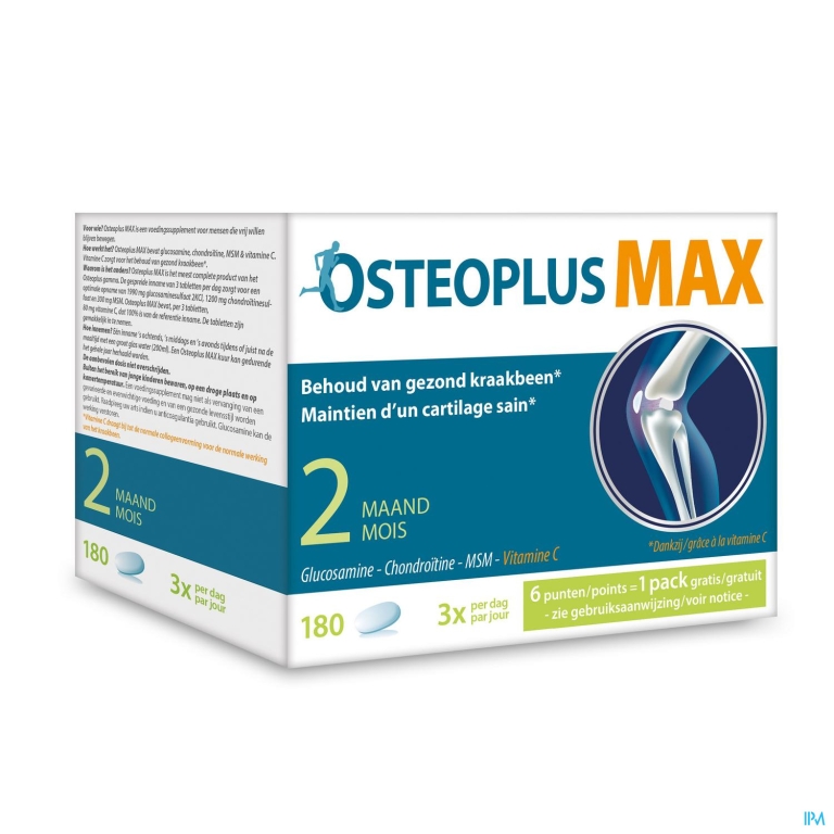 Osteoplus Max 2 Maand Comp 180