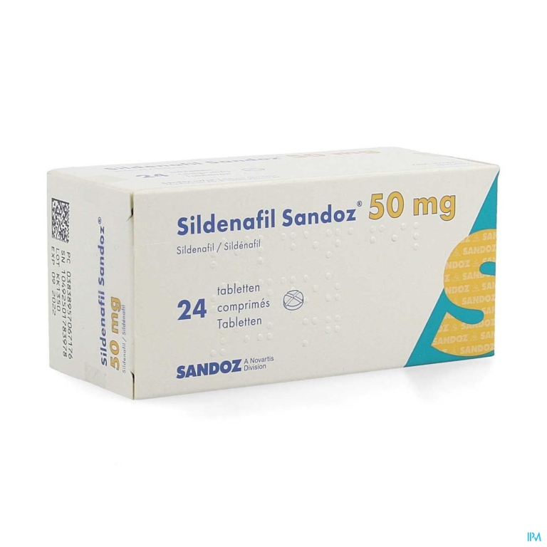 Sildenafil Sandoz 50mg Filmomh Tabl 24x 50mg