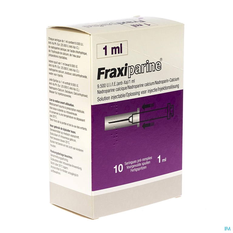 Fraxiparine Ser 10 X 1,0ml 9500 Ui Axa