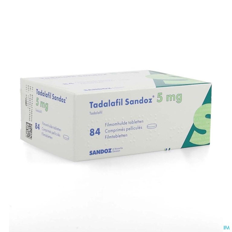 Tadalafil Sandoz 5,0mg Filmomh Tabl 84 X 5,0mg